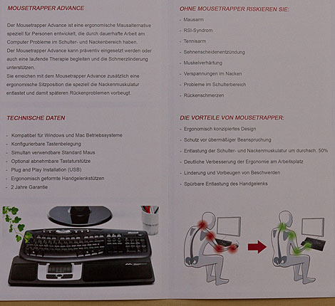 mousetrapper advance flyer Art der schmerzen